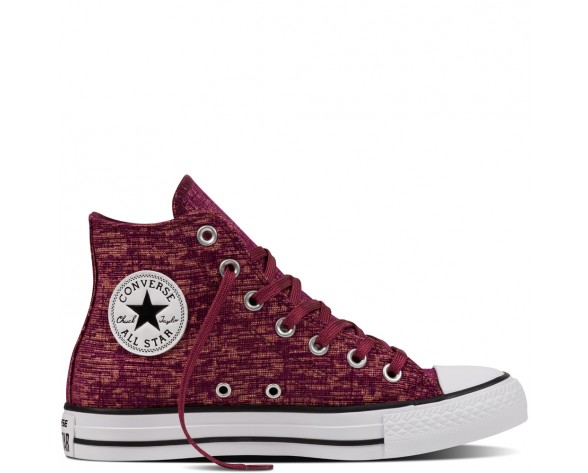 Zapatillas Converse para mujer chuck taylor all star de punto deep bordeaux/rosa/blanco_156