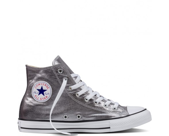 Zapatillas Converse para mujer chuck taylor all star metallic gunmetal/blanco/negero_192