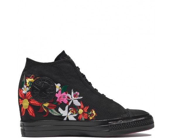 Zapatillas Converse para mujer converse x patbo chuck taylor all star lux negero/negero/bright rosa_009