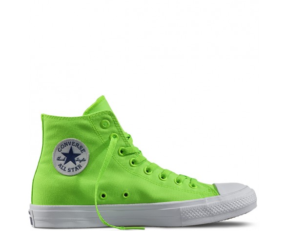Zapatillas Converse para mujer chuck ii neon verde gecko/navy/blanco_025