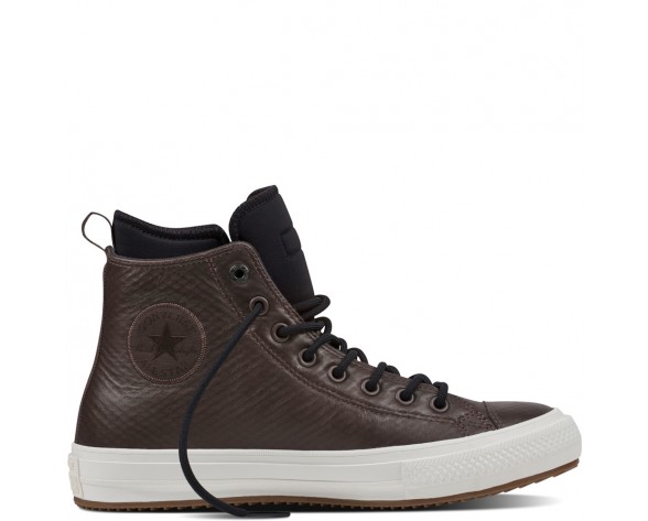 Zapatillas Converse para hombre chuck ii waterproof mesh negroed leather boot dark chocolate_068