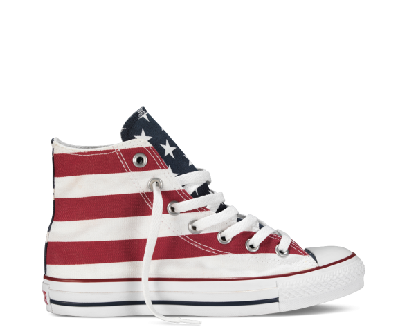 Zapatillas Converse para hombre all star con barras y estrellas de corte alto stars y bars_002