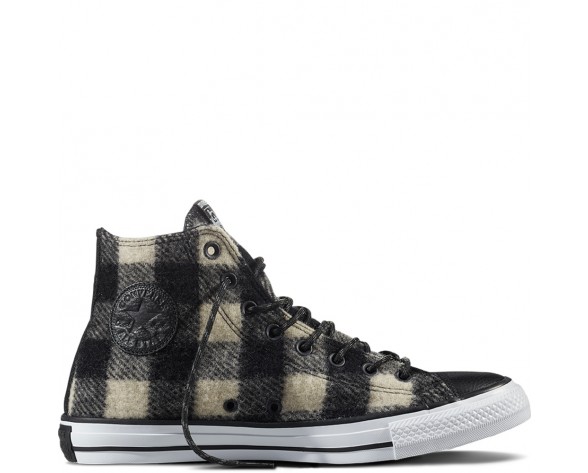 Zapatillas Converse para hombre chuck taylor all star woolrich negero/blanco_116