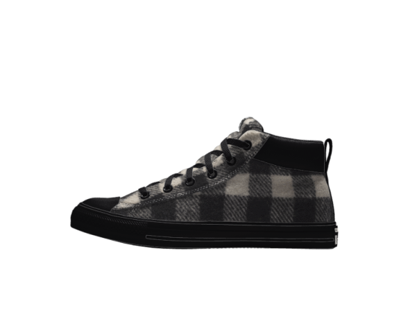 Zapatillas Converse Unisex chuck taylor woolrich street gris/negero_039