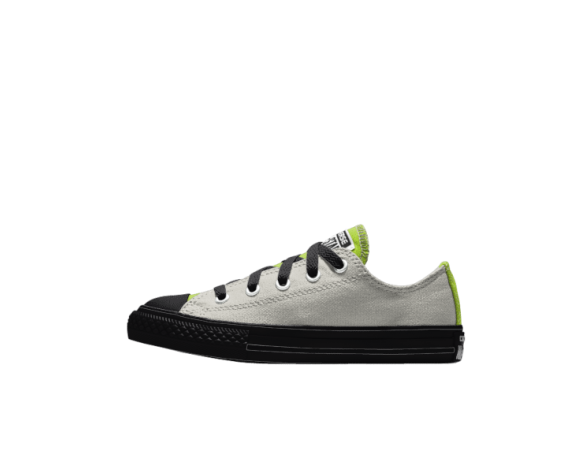 Zapatillas Converse Unisex chuck taylor 4-7 yr gris/verde_014