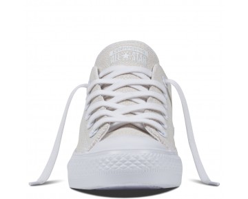 Zapatillas Converse para mujer chuck taylor all star sting ray metallic leather blanco/negero/blanco_211