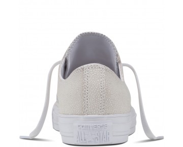 Zapatillas Converse para mujer chuck taylor all star sting ray metallic leather blanco/negero/blanco_211