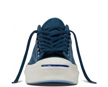 Zapatillas Converse para mujer jack purcell signature azul fir/egret/egret_043