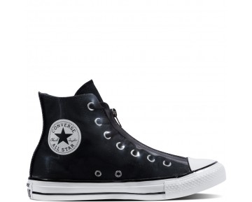 Zapatillas Converse para mujer chuck taylor all star shroud rubber negero/negero/blanco_205