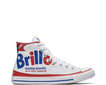 Zapatillas Converse para mujer chuck taylor all star warhol blanco/rojo/azul_219