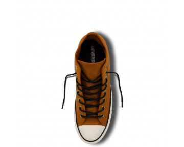 Zapatillas Converse para mujer chuck taylor all star leather antique sepia/egret/negero_187