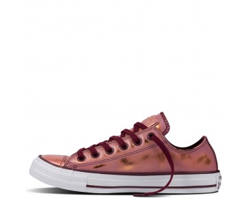 Zapatillas Converse para mujer chuck taylor all star brush off deep bordeaux/blush gold/blanco_035