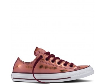 Zapatillas Converse para mujer chuck taylor all star brush off deep bordeaux/blush gold/blanco_035
