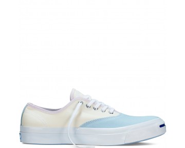 Zapatillas Converse para mujer jack purcell signature cvo ambient azul/egret/purple dusk_021