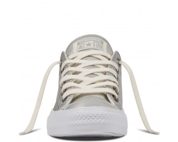 Zapatillas Converse para mujer chuck taylor all star metallic pure silver/blanco_093