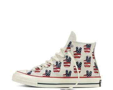 Zapatillas Converse para mujer chuck taylor all star '70 egret/varsity rojo/azul_015