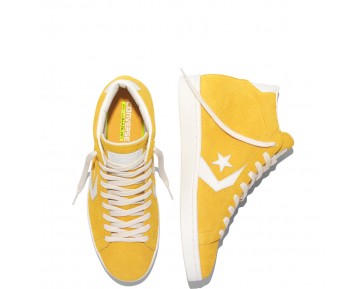 Zapatillas Converse para hombre cons pro leather '76 suede amarillo_038