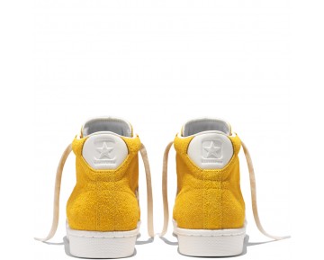 Zapatillas Converse para hombre cons pro leather '76 suede amarillo_038